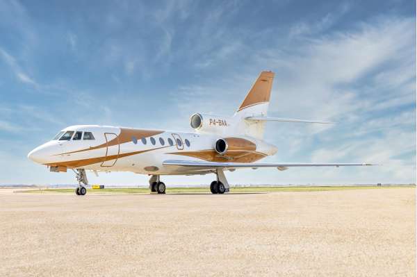 2002 Falcon 50EX SN 318 Reg P4-BAA Exterior