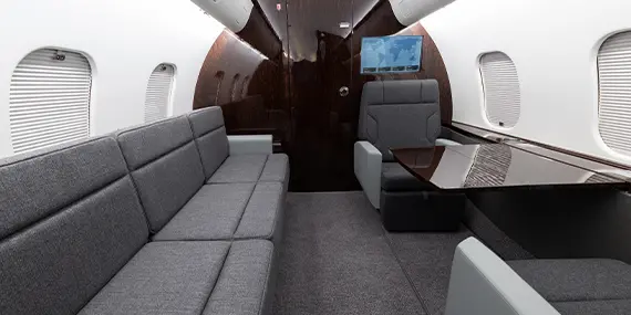 Interior of Global 5000