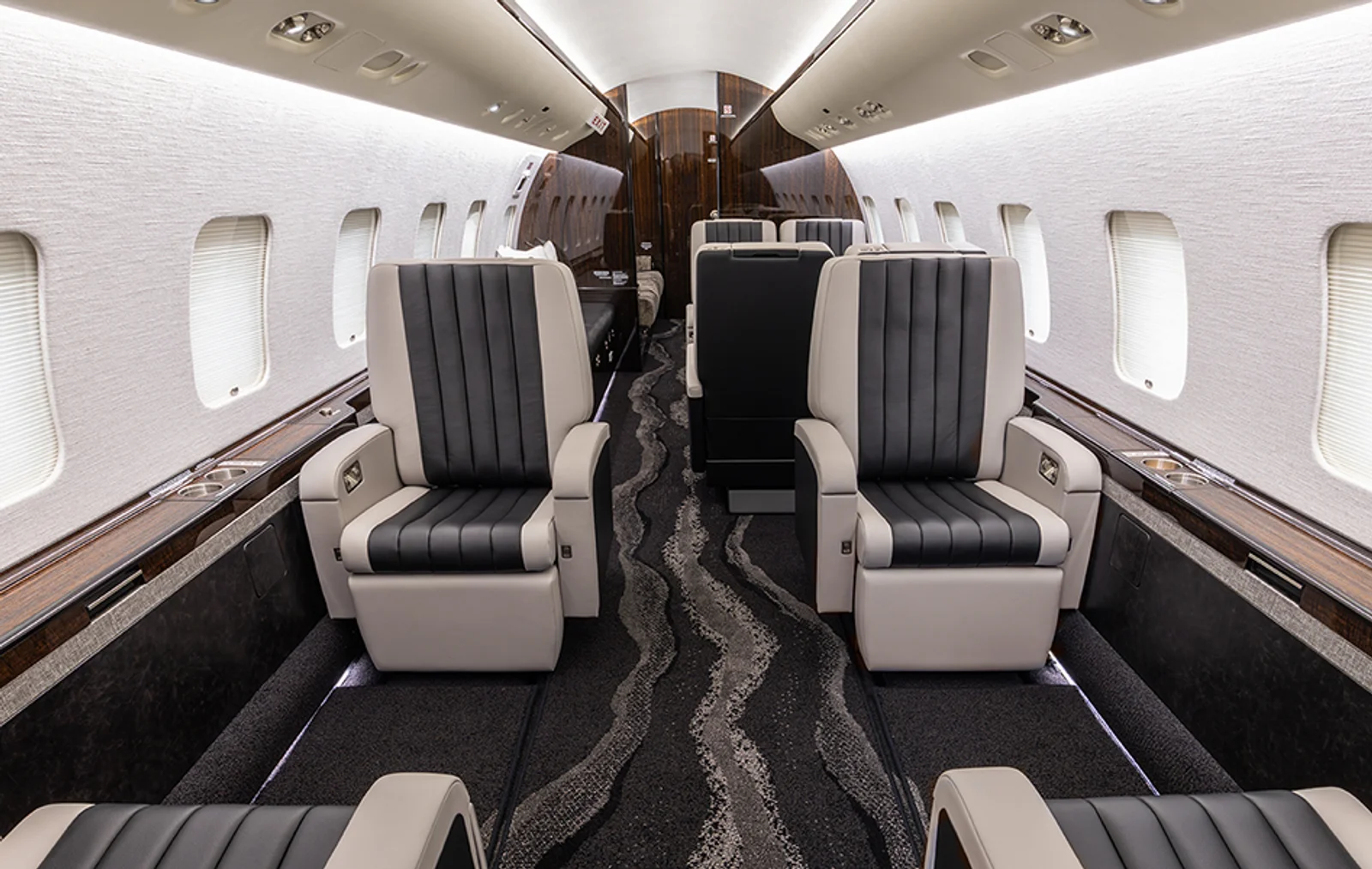 More than four decades of interior expertise are reflected in every detail found in this recent GLEX transformation.